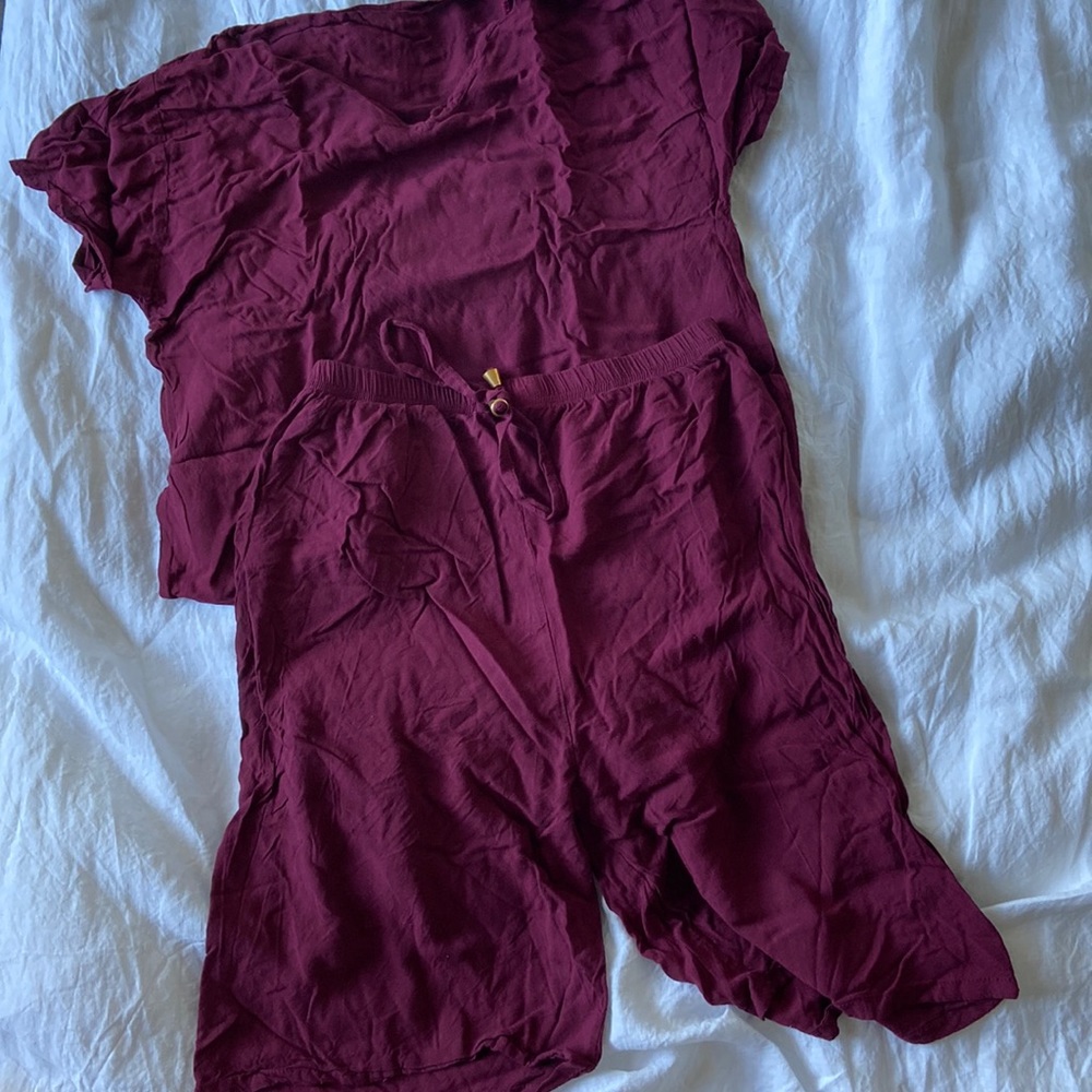 3 for $30 / Red T-Shirt and long shorts lounge set